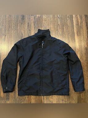 GAP Men's Black Zip-Front Jacket
